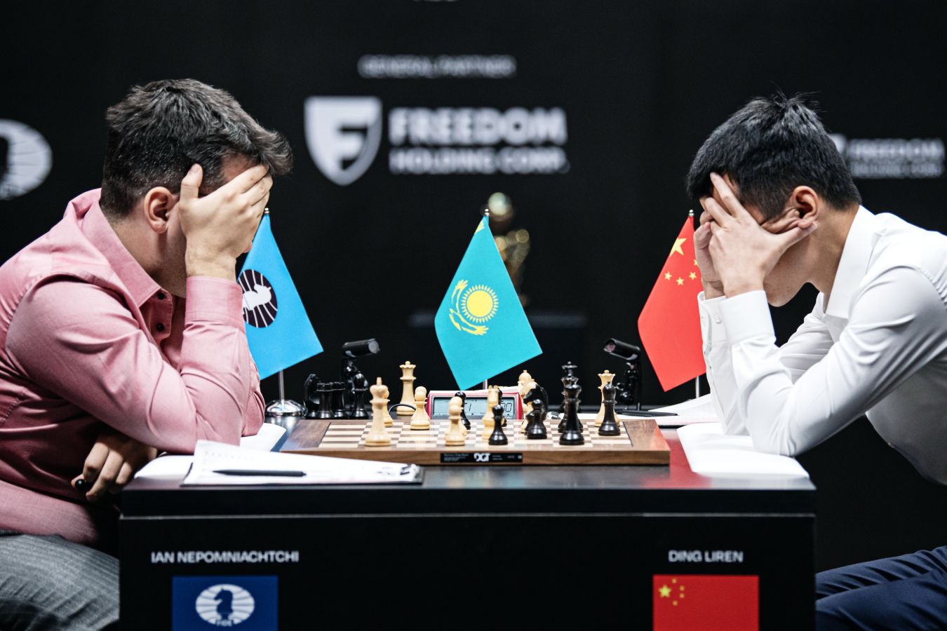 Гроссмейстер Дин Лижэнь оценил свою игру в первой партии титульного матча