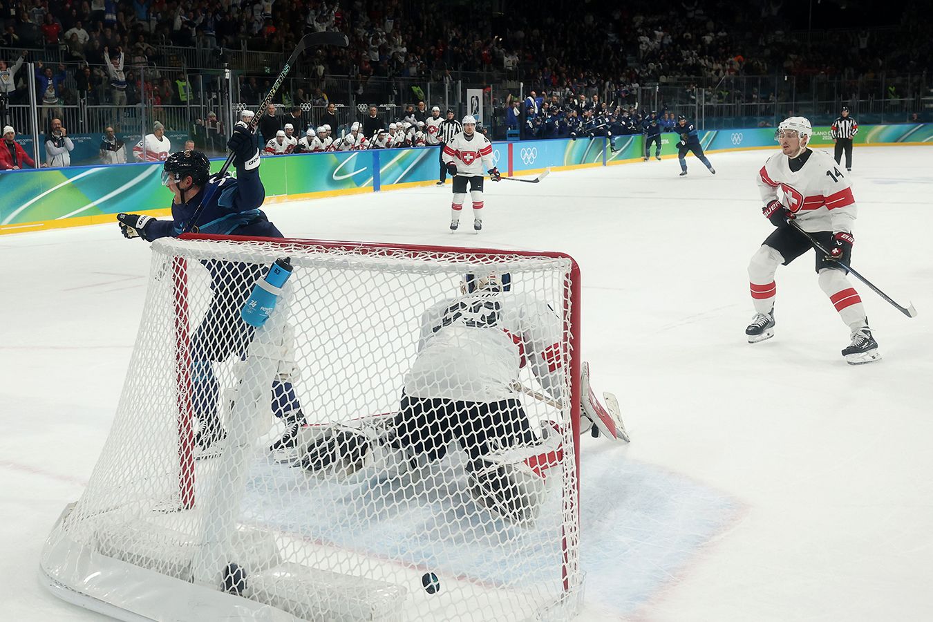 Эх, Швейцария! Финны уничтожили её в концовке и вышли в полуфинал ОИ