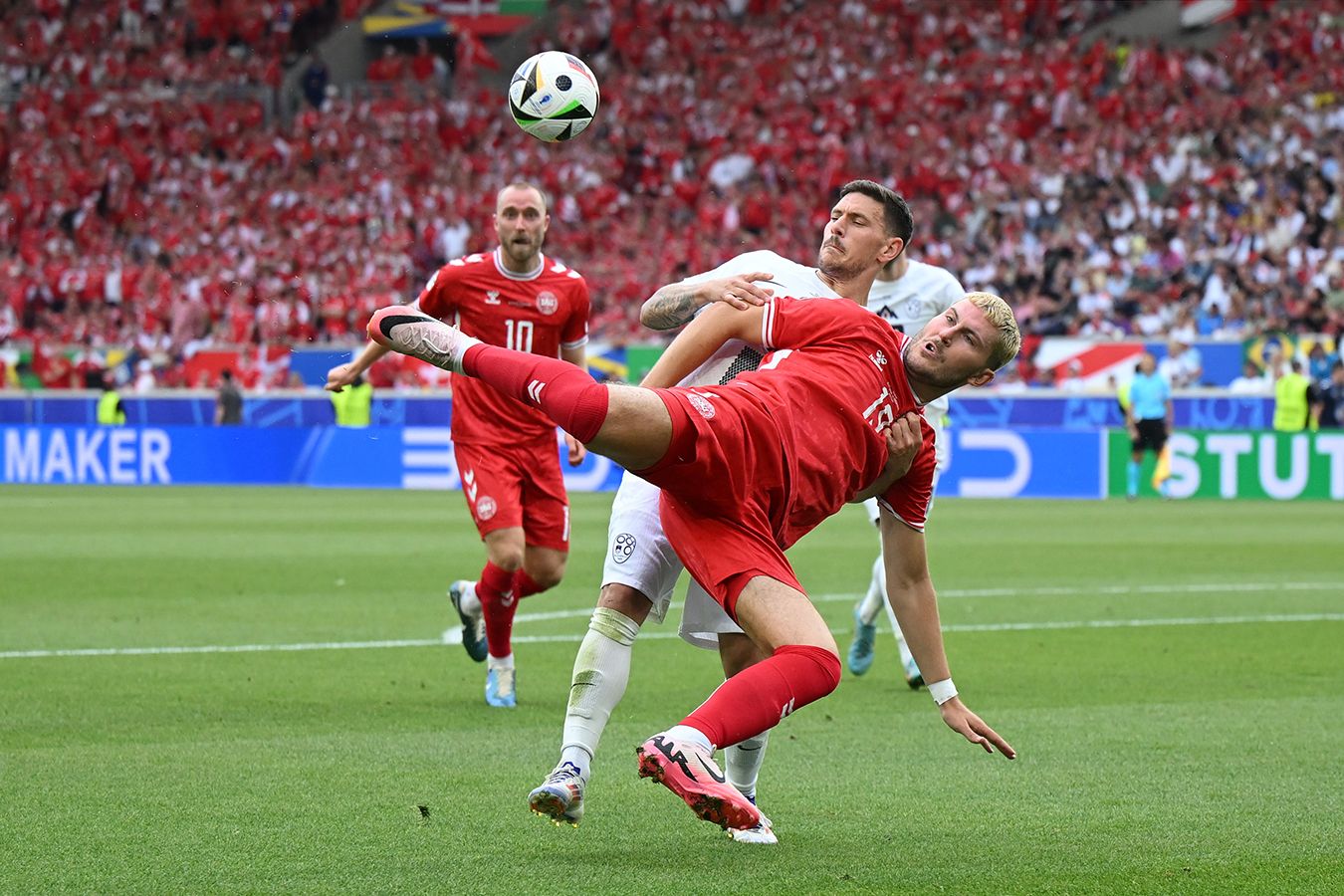 Сборные Словении и Дании сыграли вничью в матче 1-го тура Евро-2024