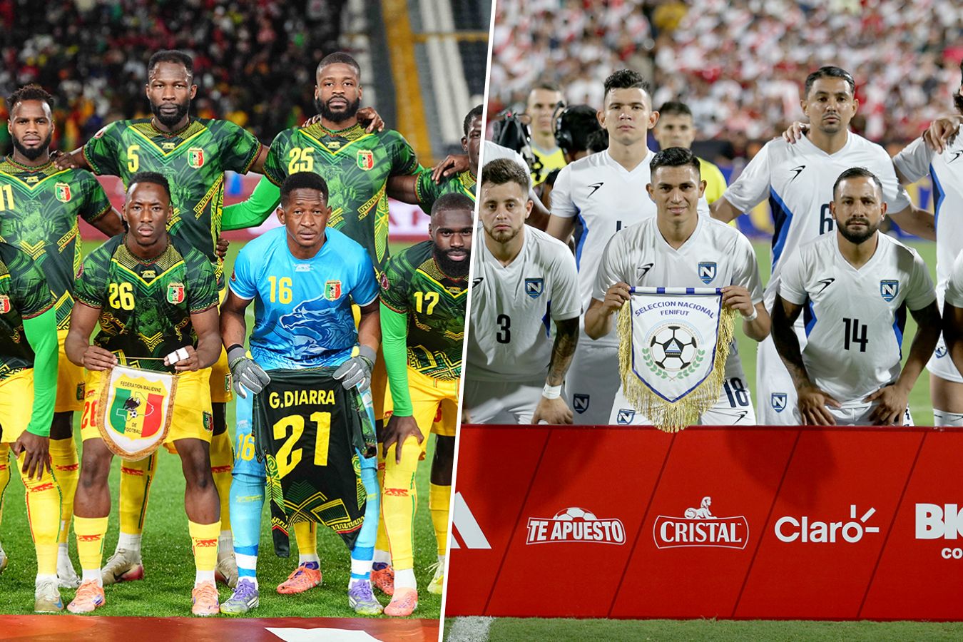Никарагуа и Мали — соперники сборной России