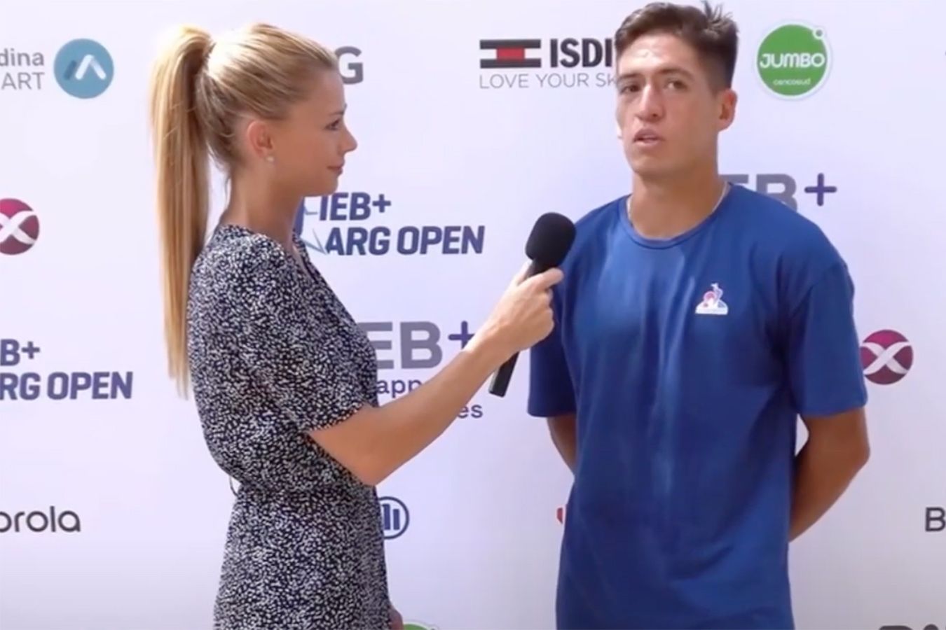 Камила Джорджи стала интервьюером на турнире ATP-250 в Буэнос-Айресе