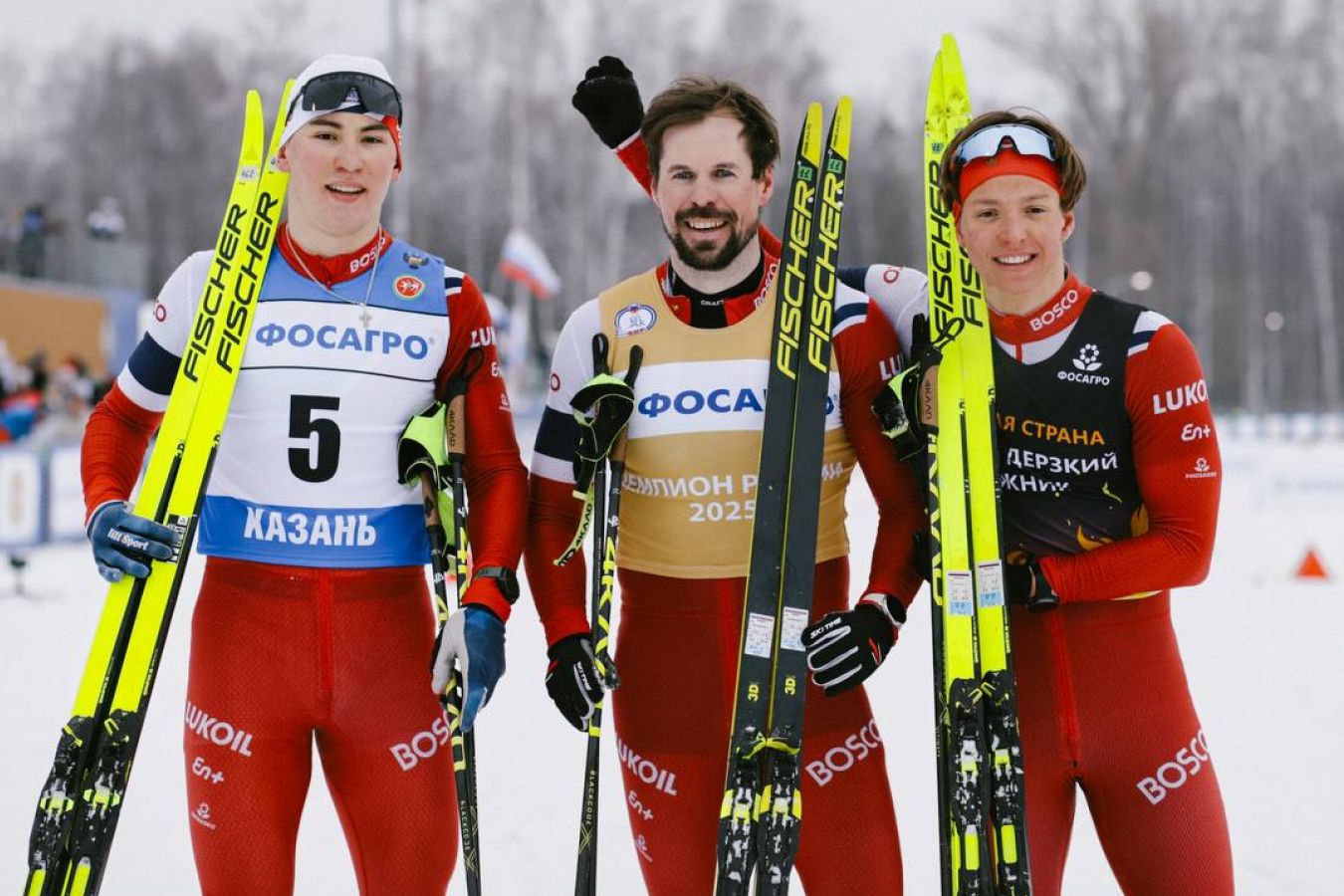 Призёры спринта на ЧР в Казани