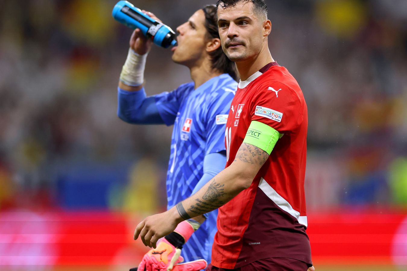 Полузащитник Швейцарии Джака получил травму и пройдёт МРТ перед матчем 1/4 финала Евро