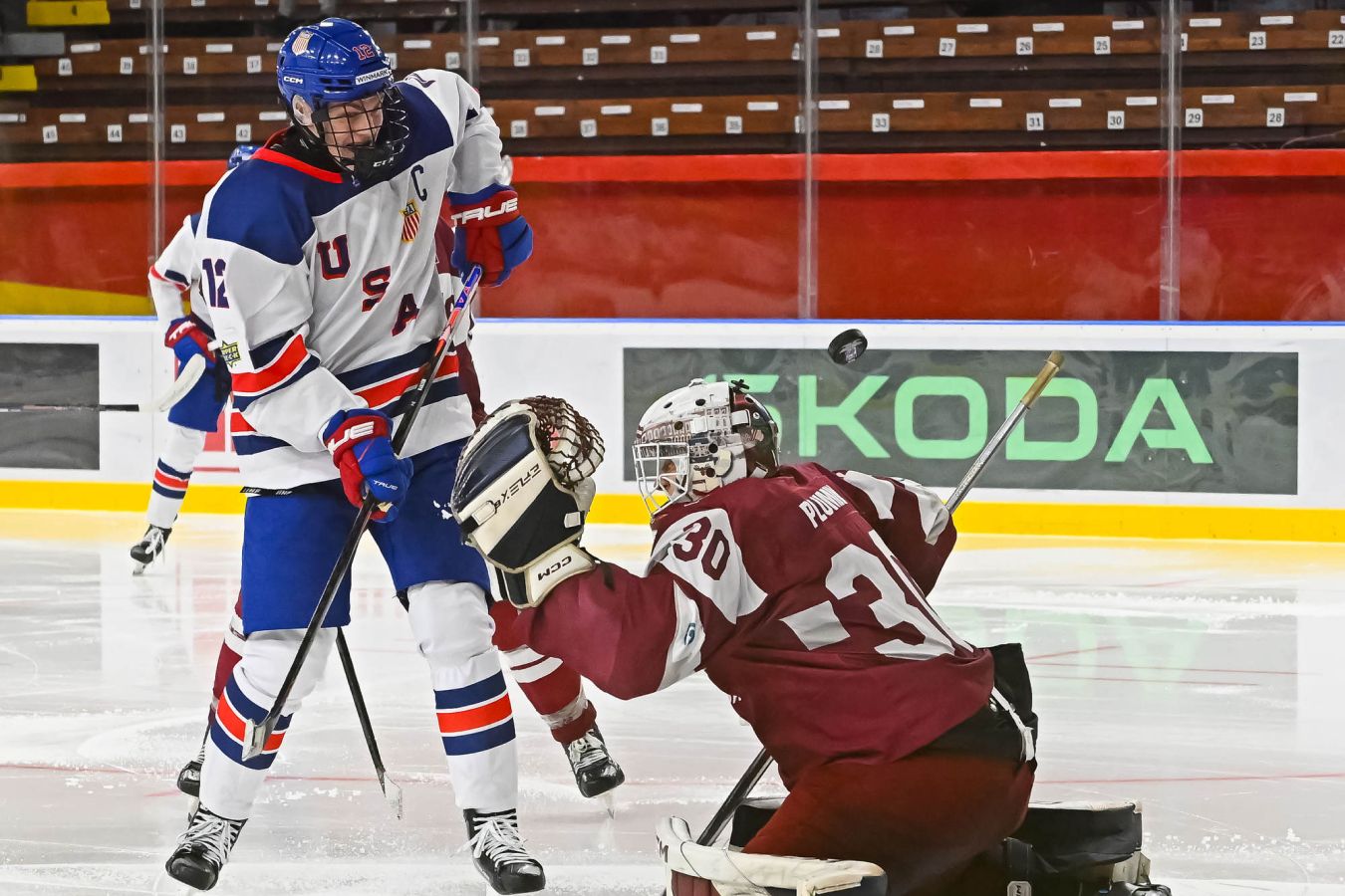 Сборная Латвии обыграла сборную США на ЮЧМ