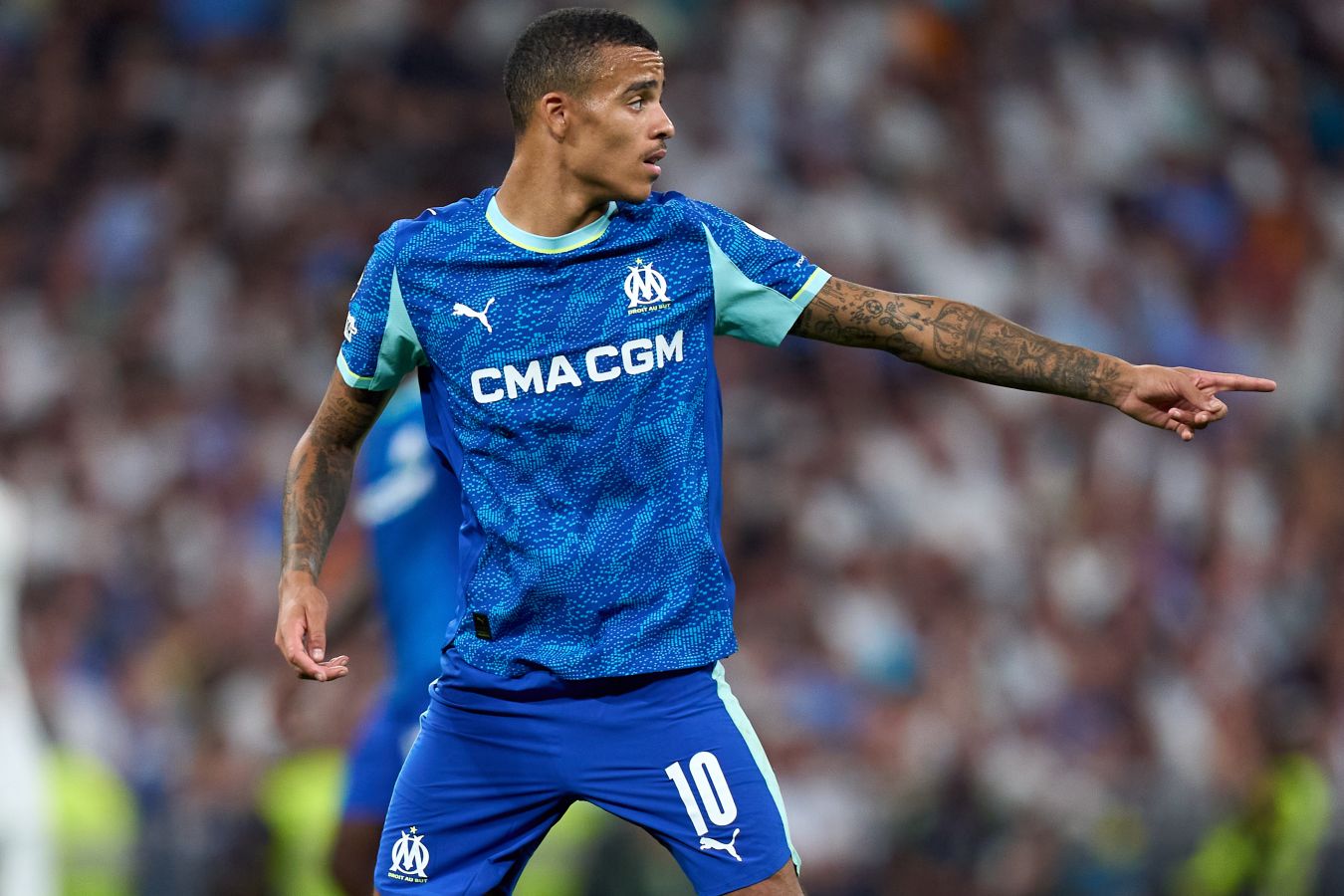 Хавбек Марселя Гринвуд  лучший среди всех игроков Лиги 1 по количеству голов и ассистов