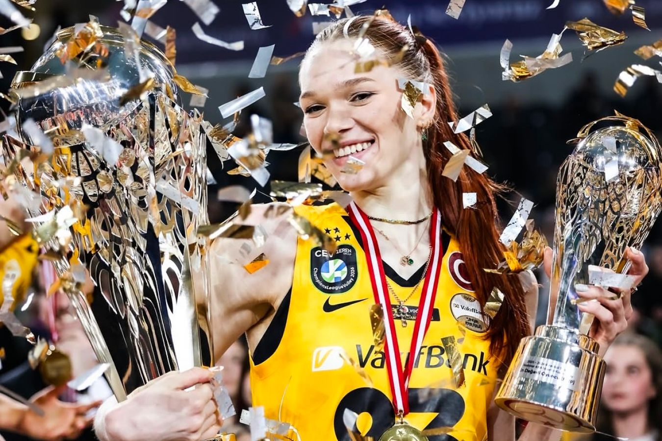 Доигровщица Марина Маркова стала чемпионкой Турции в составе Вакифбанка