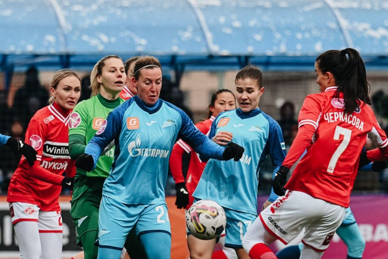 «Зенит» обыграл «Спартак» в матче 1-го тура женской Суперлиги