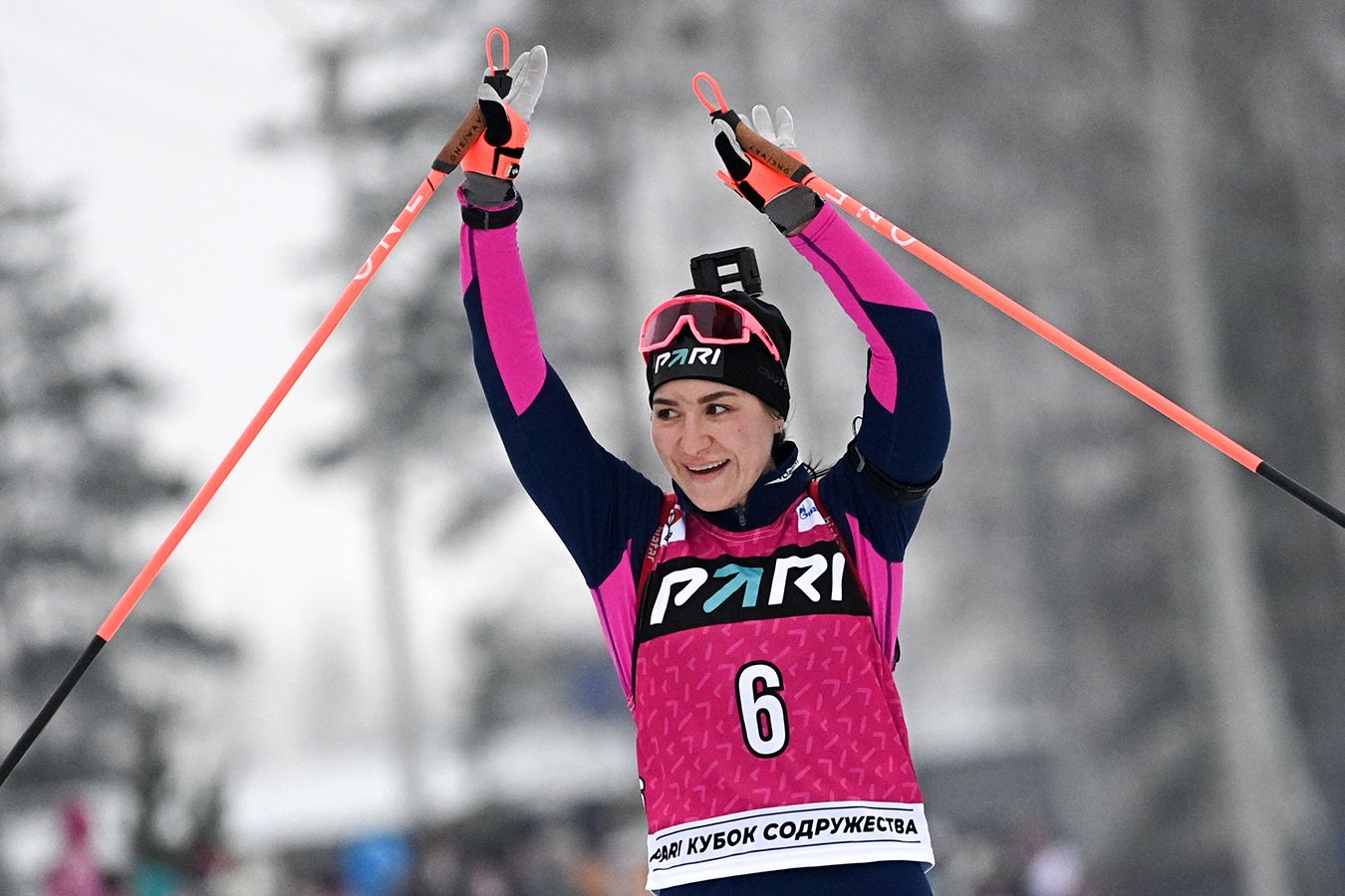 Елизавета Каплина рассказала, что переживала за Лу Жанмонно в финале КМ по биатлону