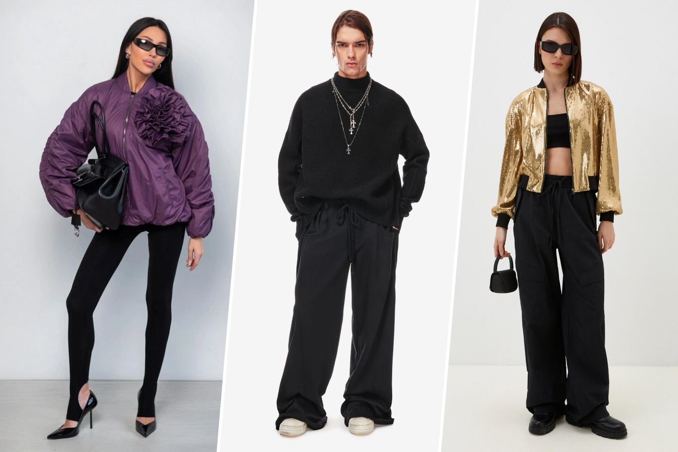 Образ в стиле спорт-шик на Новый год