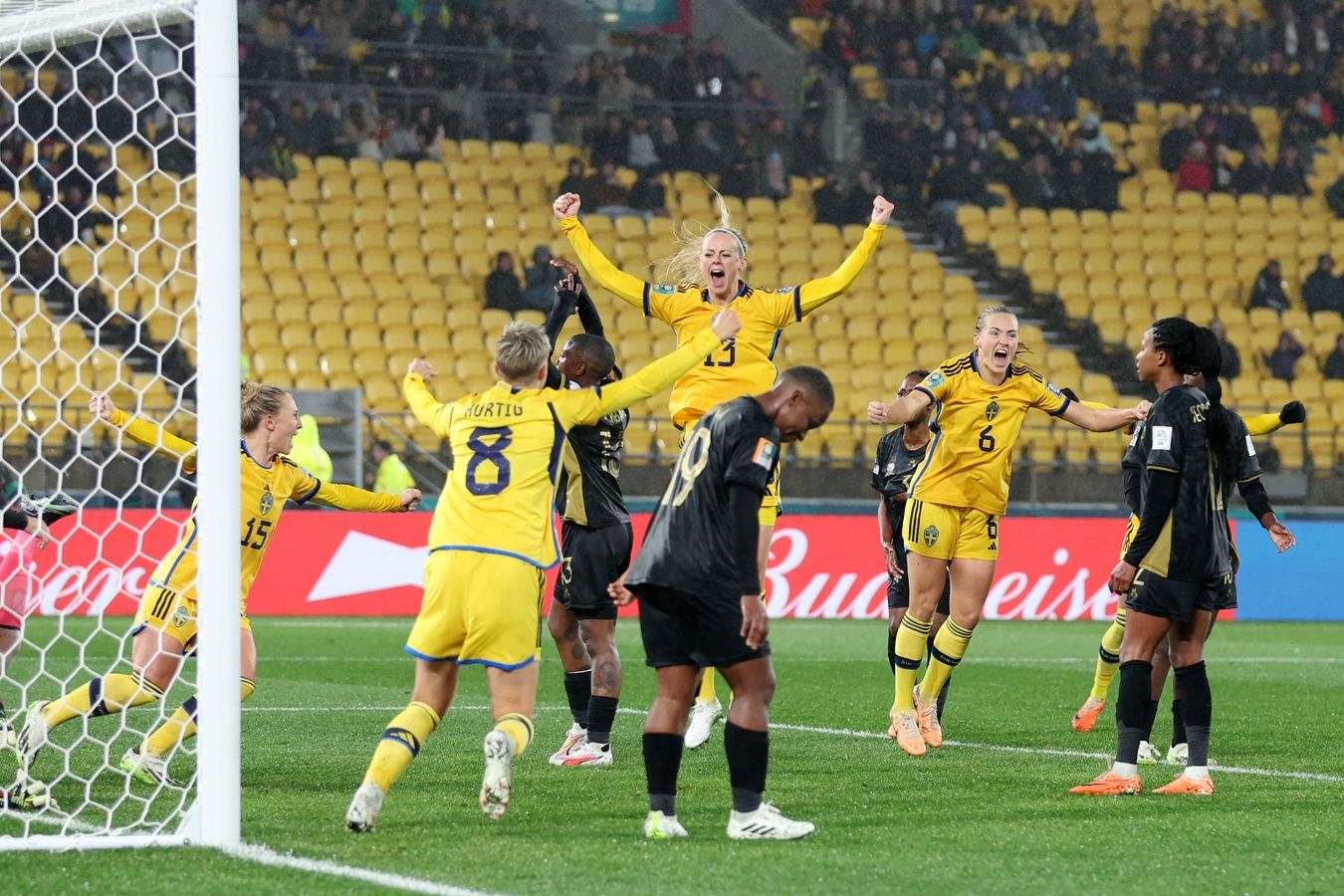 Сборная Швеции вырвала победу над ЮАР на 90-й минуте в матче женского ЧМ-2023