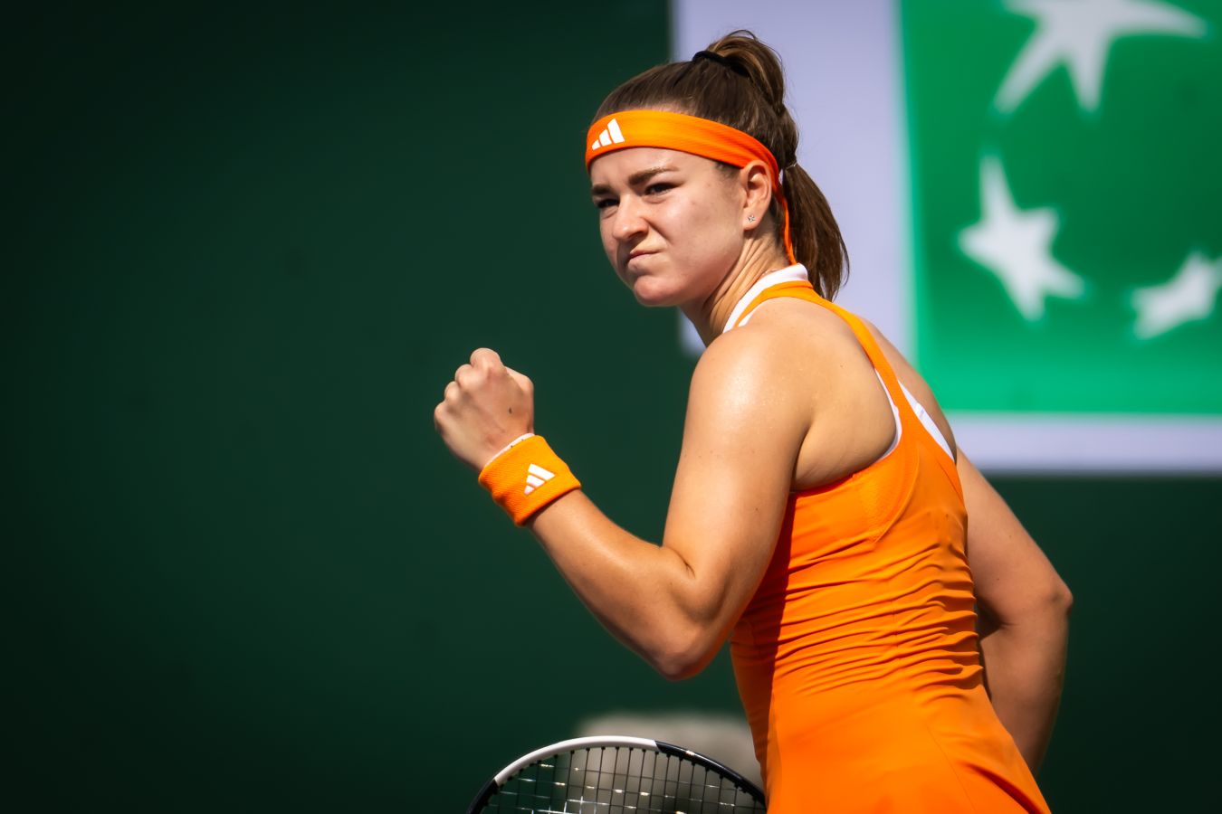 Каролина Мухова обыграла Элину Свитолину и вышла в финал турнира в Штутгарте