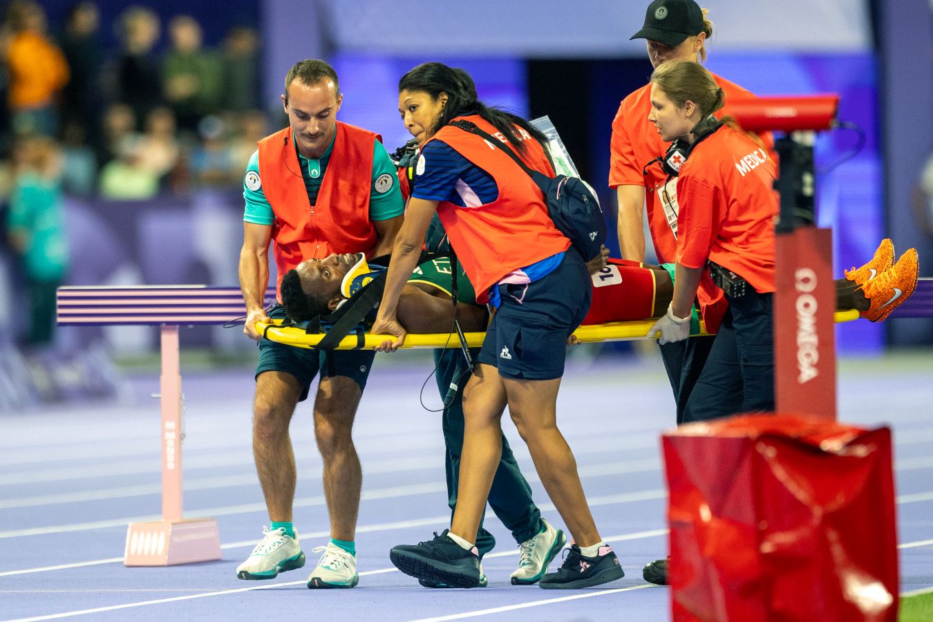 Рекордсмен мира жёстко разбился во время забега