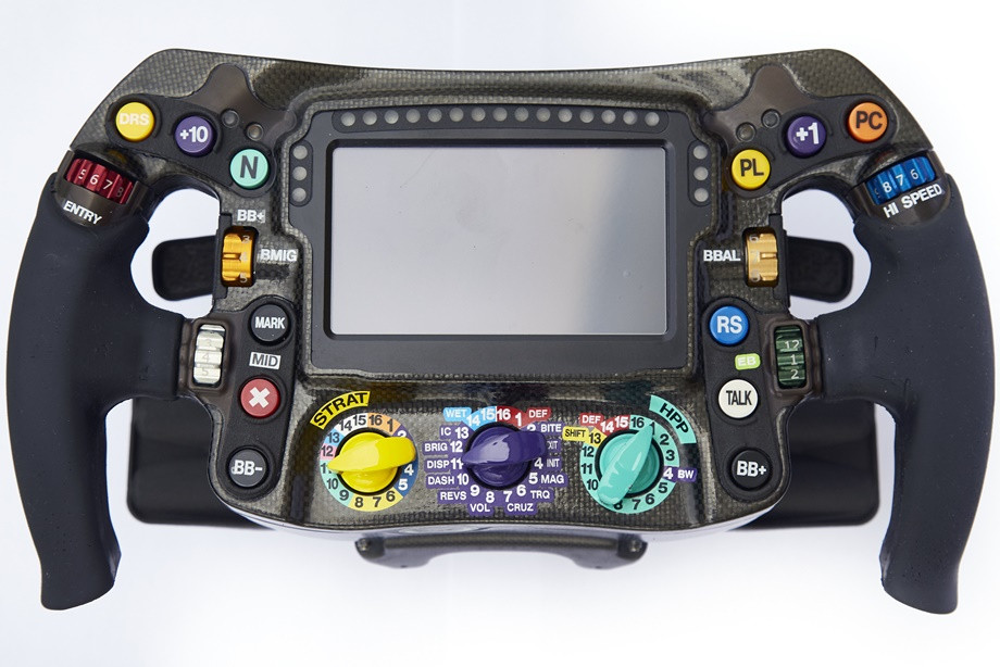 Руль Формулы-1 – набор непонятных кнопок и рычажков. Но теперь вы всё поймёте
