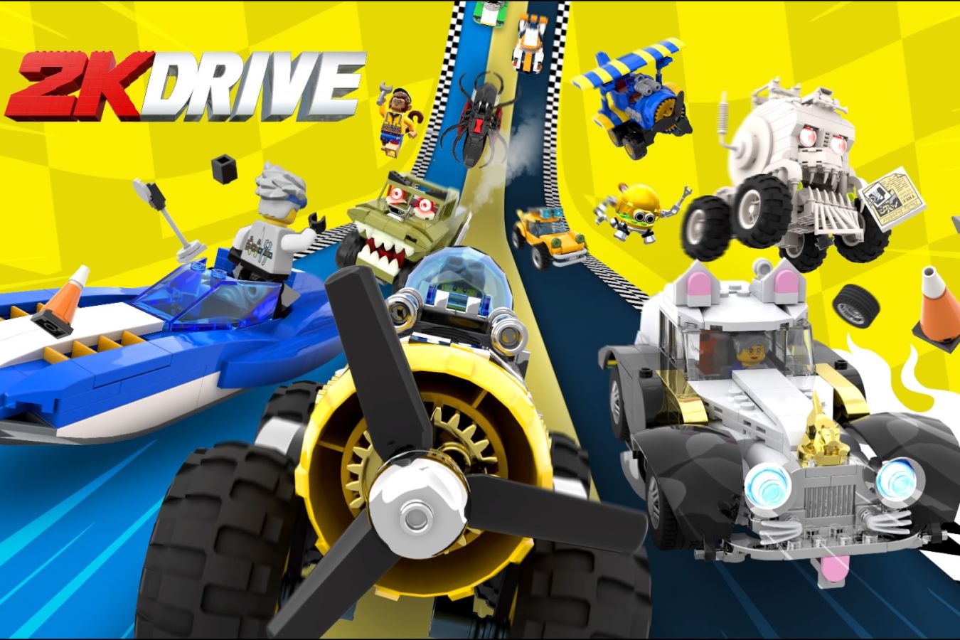 Утекли детали и скриншоты сетевой гонки LEGO 2K Drive - Чемпионат