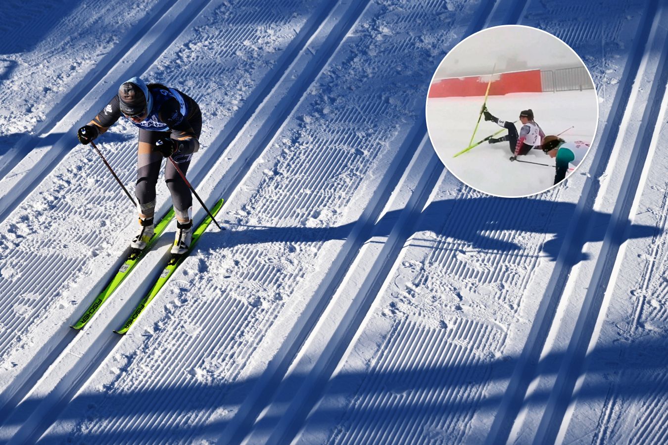 Лыжницы попали в жестокий завал на Спартакиаде