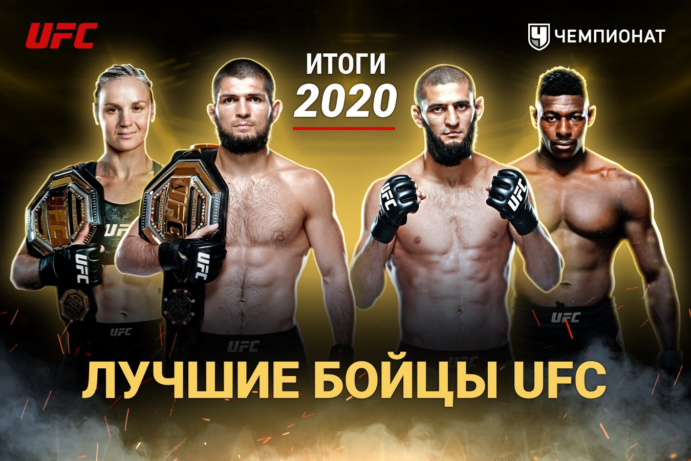 Итоги 2020 года в UFC. Рейтинг бойцов UFC от читателей «Чемпионата» -  Чемпионат