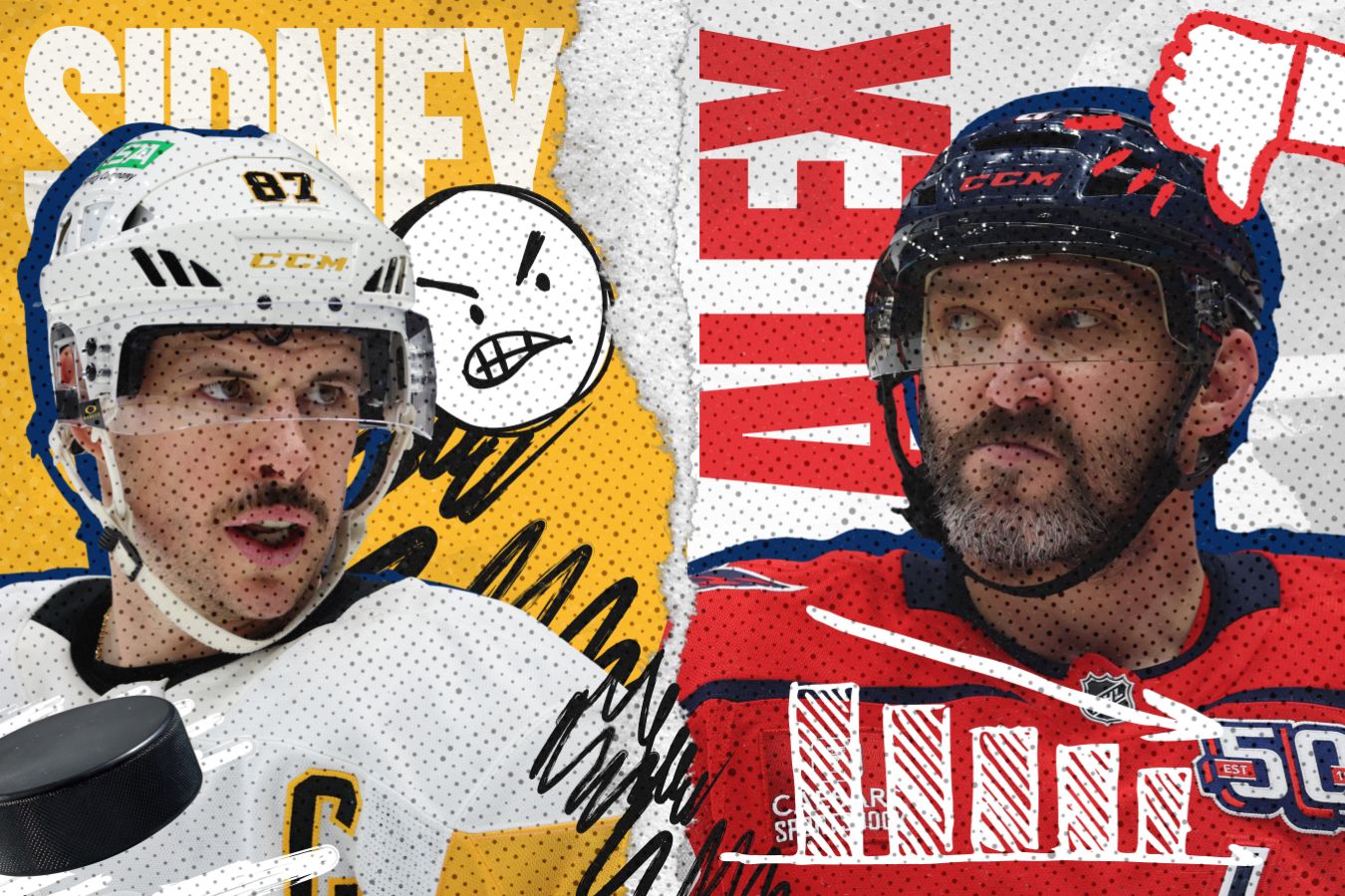 Худшие моменты в карьере Овечкина и Кросби