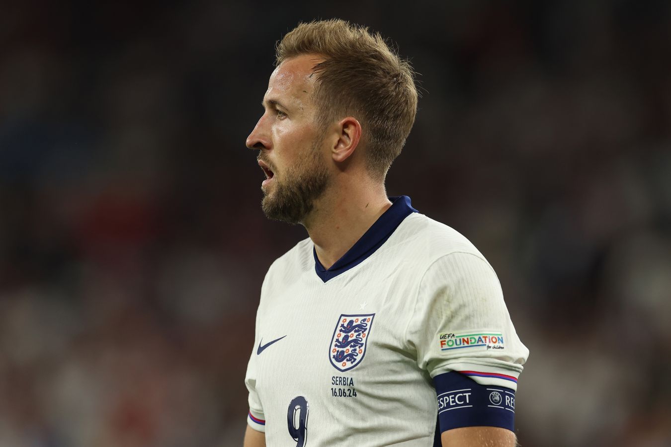 Капитан сборной Англии Кейн поделился ожиданиями от матча 1/8 финала Евро со Словакией