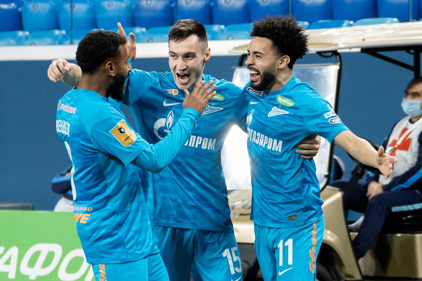 Зенит разгромил Динамо со счётом 4:1
