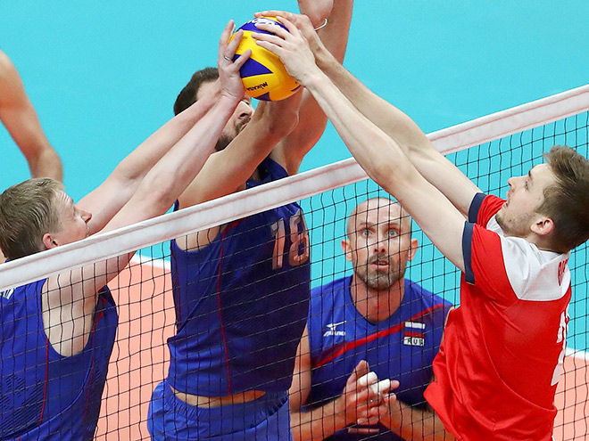 Волейболисты РФ обеспечили себе выход в плей-офф олимпийского турнира