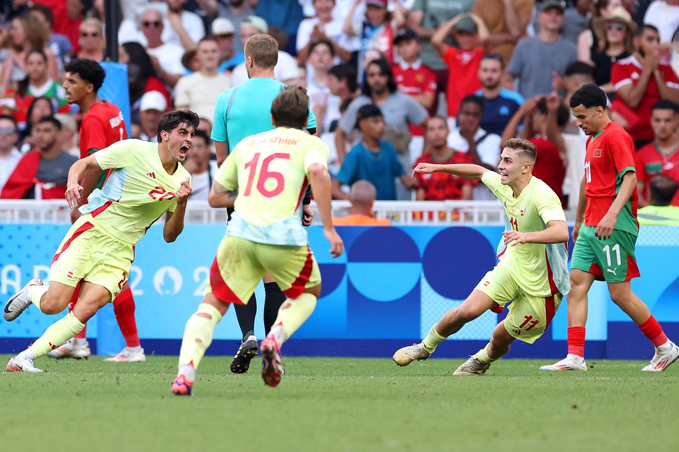 Сборная Испании вырвала победу над Марокко на последних минутах и вышла в финал ОИ-2024