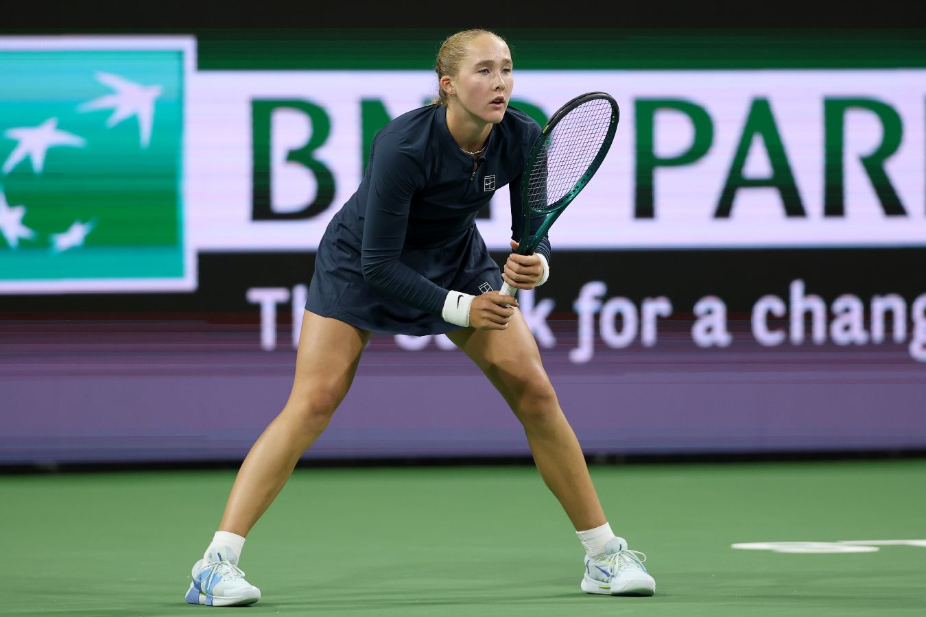Арина Соболенко — Мирра Андреева: россиянка проиграла первый сет в финале Индиан-Уэллса