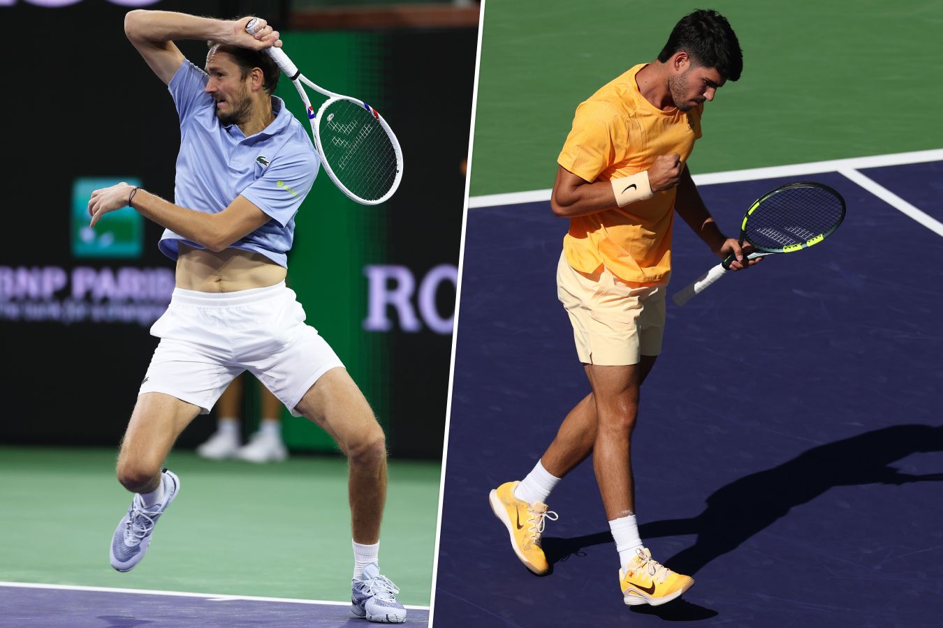 Даниил Медведев и Карлос Алькарас