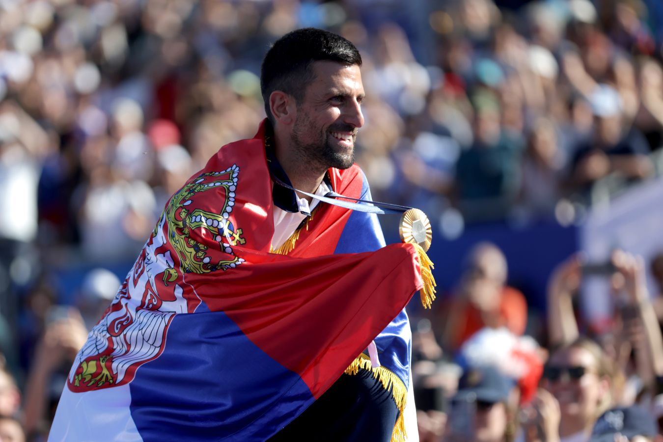 «Желание поучаствовать в Играх-2028 есть». Джокович впервые посетил открытие зимних ОИ