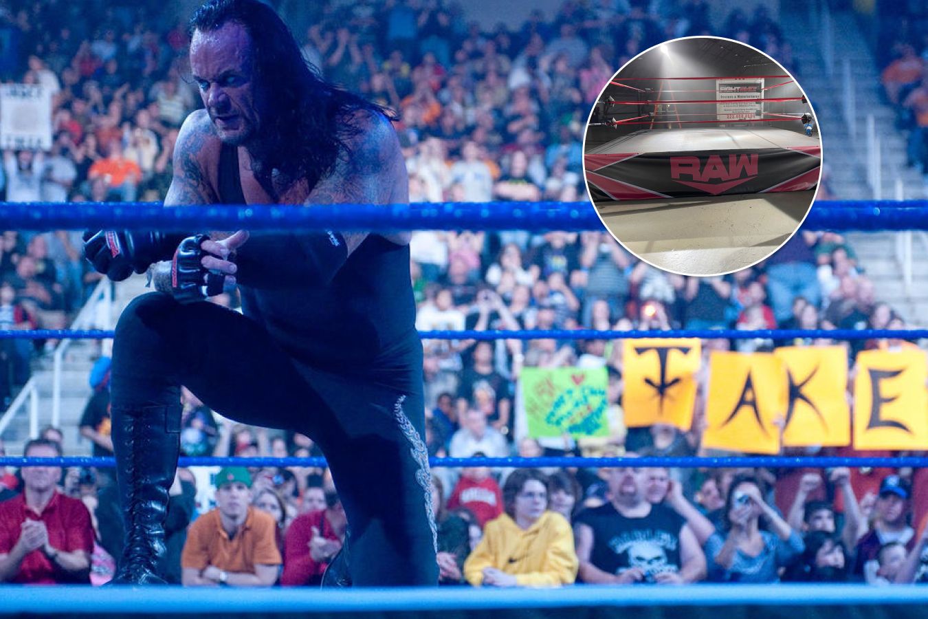 Реслинг WWE, Гробовщику накрыли стол под рингом, The Undertaker, хитрости  реслинга, чем занимаются рестлеры под рингом - Чемпионат