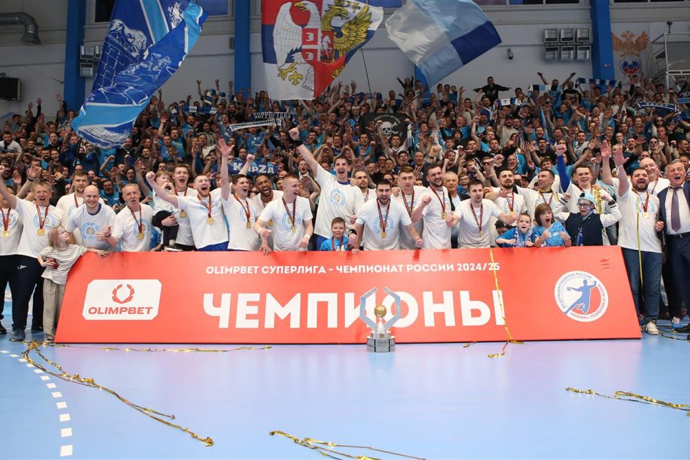 «Зенит» стал чемпионом России — 2025 по гандболу