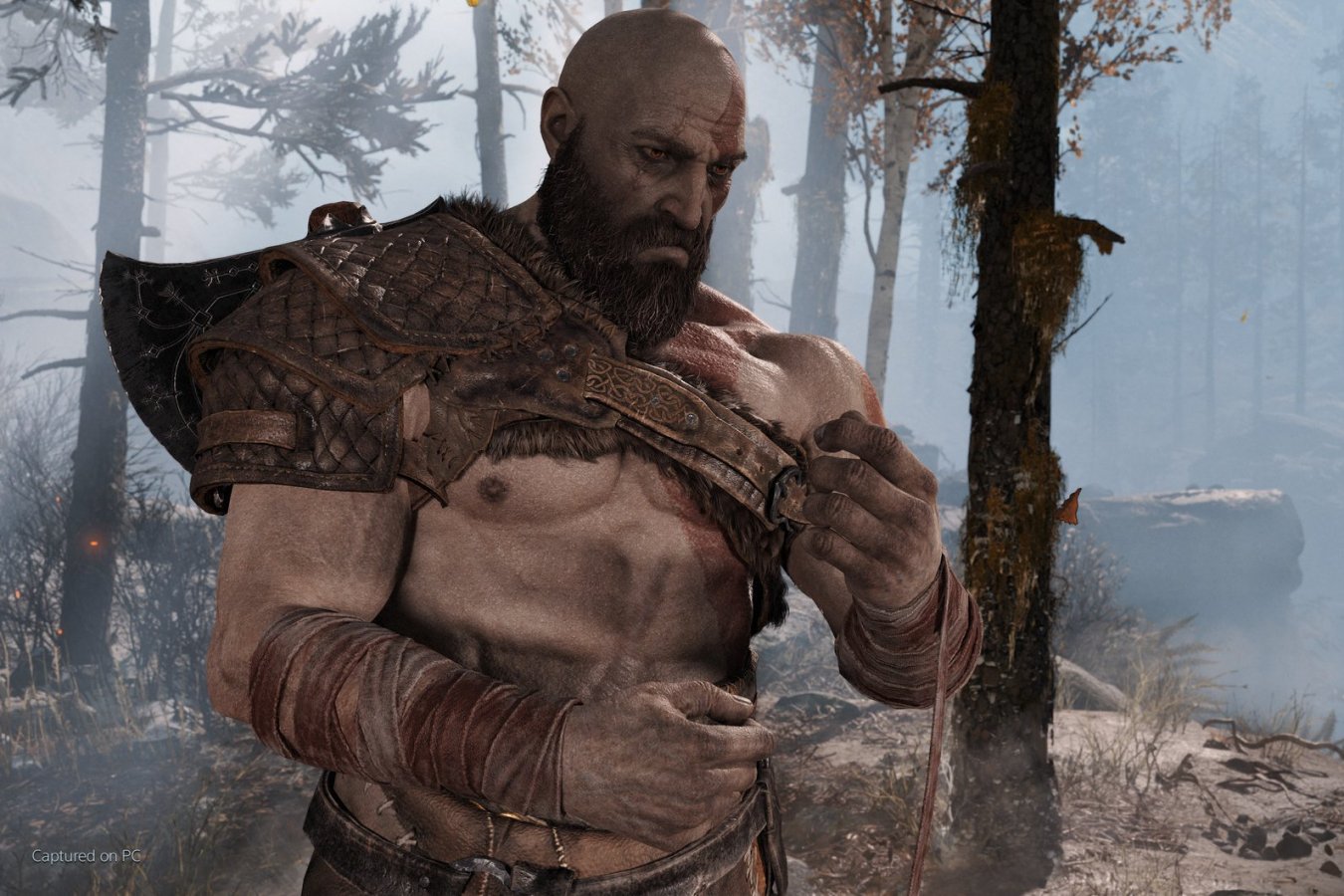 god of war 3 голыми руками