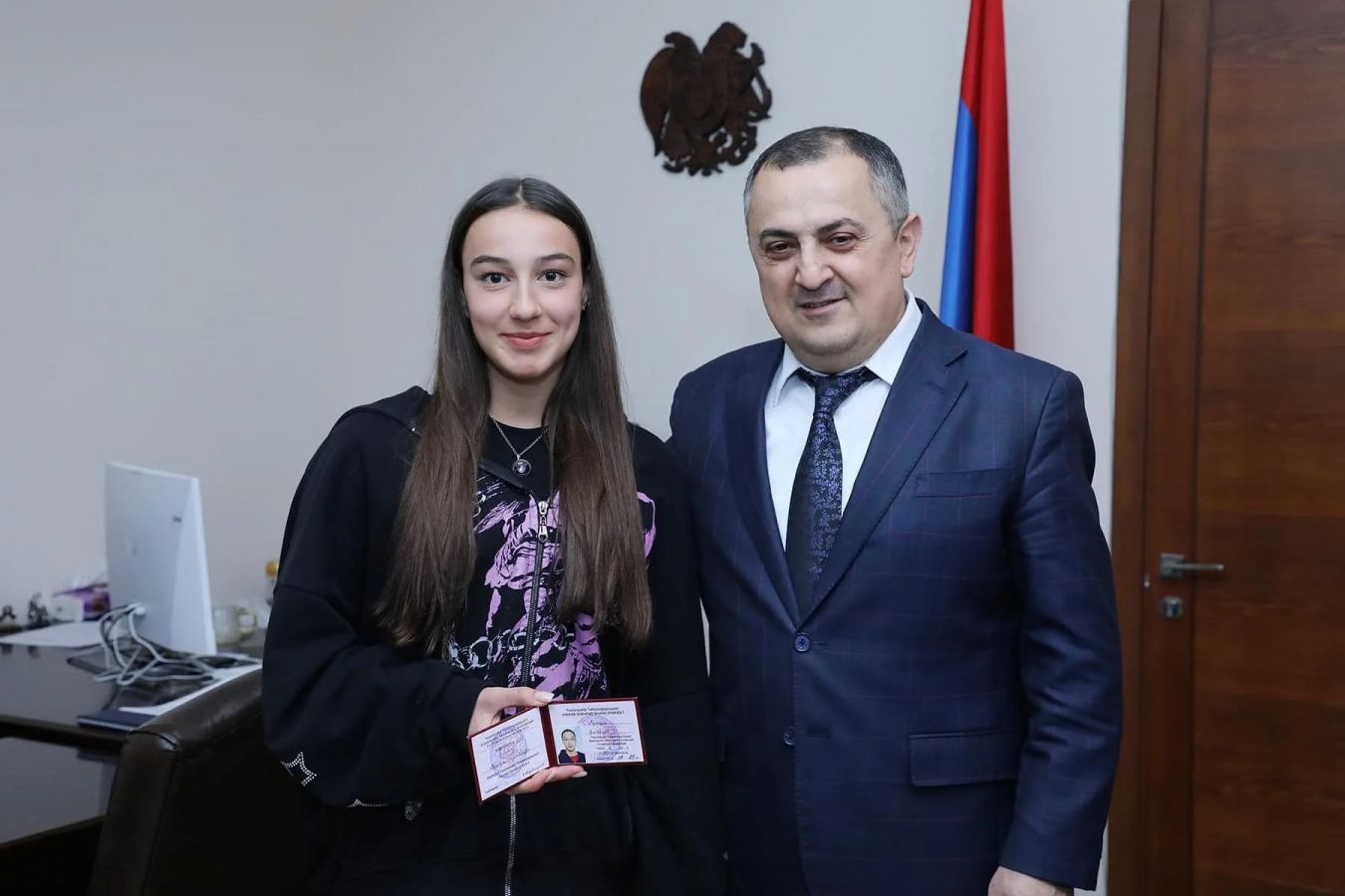Дочка экс-игрока «Спартака» Гунько стала мастером спорта Армении по плаванию в 14 лет