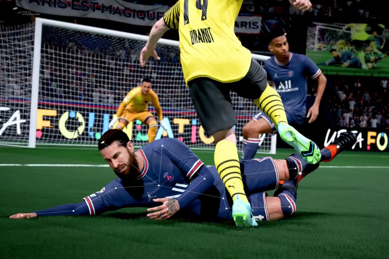 Для FIFA 22 вышел 10-й патч. Он исправил баг с замедлением защитников -  Чемпионат