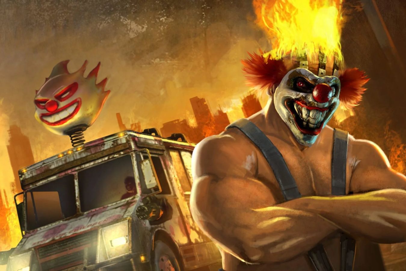 Фото: первый постер экранизации Twisted Metal со звездой Marvel Энтони Маки