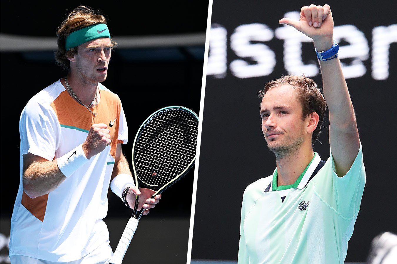 Даниил Медведев и Андрей Рублёв ворвались во 2-й круг Australian Open без потери сета