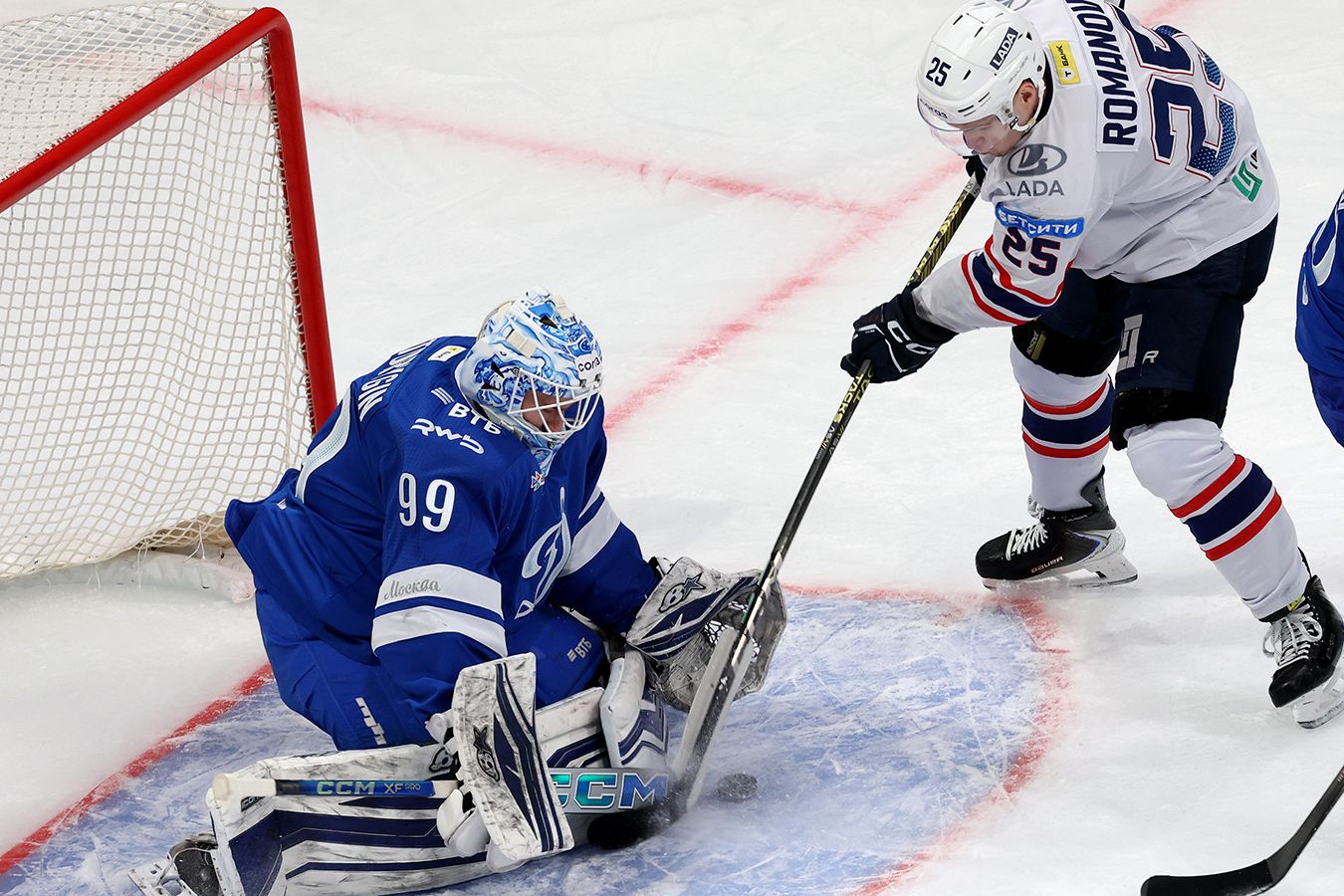 Московское Динамо одержало победу над Ладой