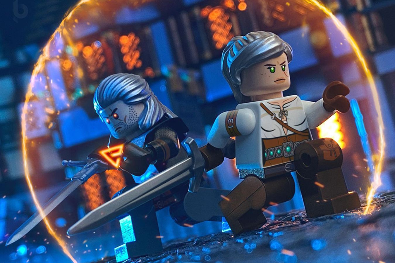 Фото: эпичные кадры из Ведьмака, Бэтмена и Horizon в стиле LEGO