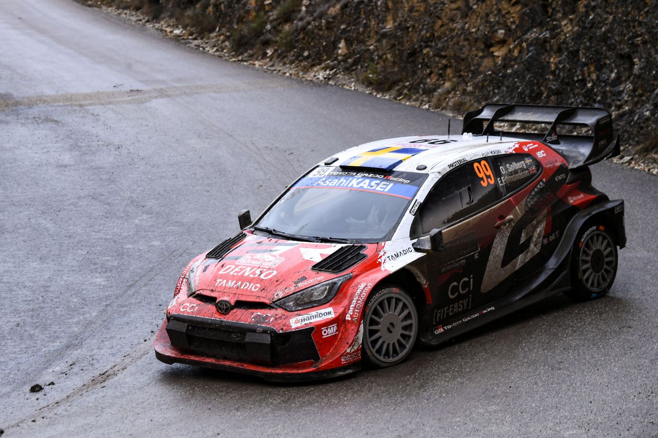 Сольберг сохраняет лидерство после второго дня Ралли Монте-Карло. Грязин 10-й