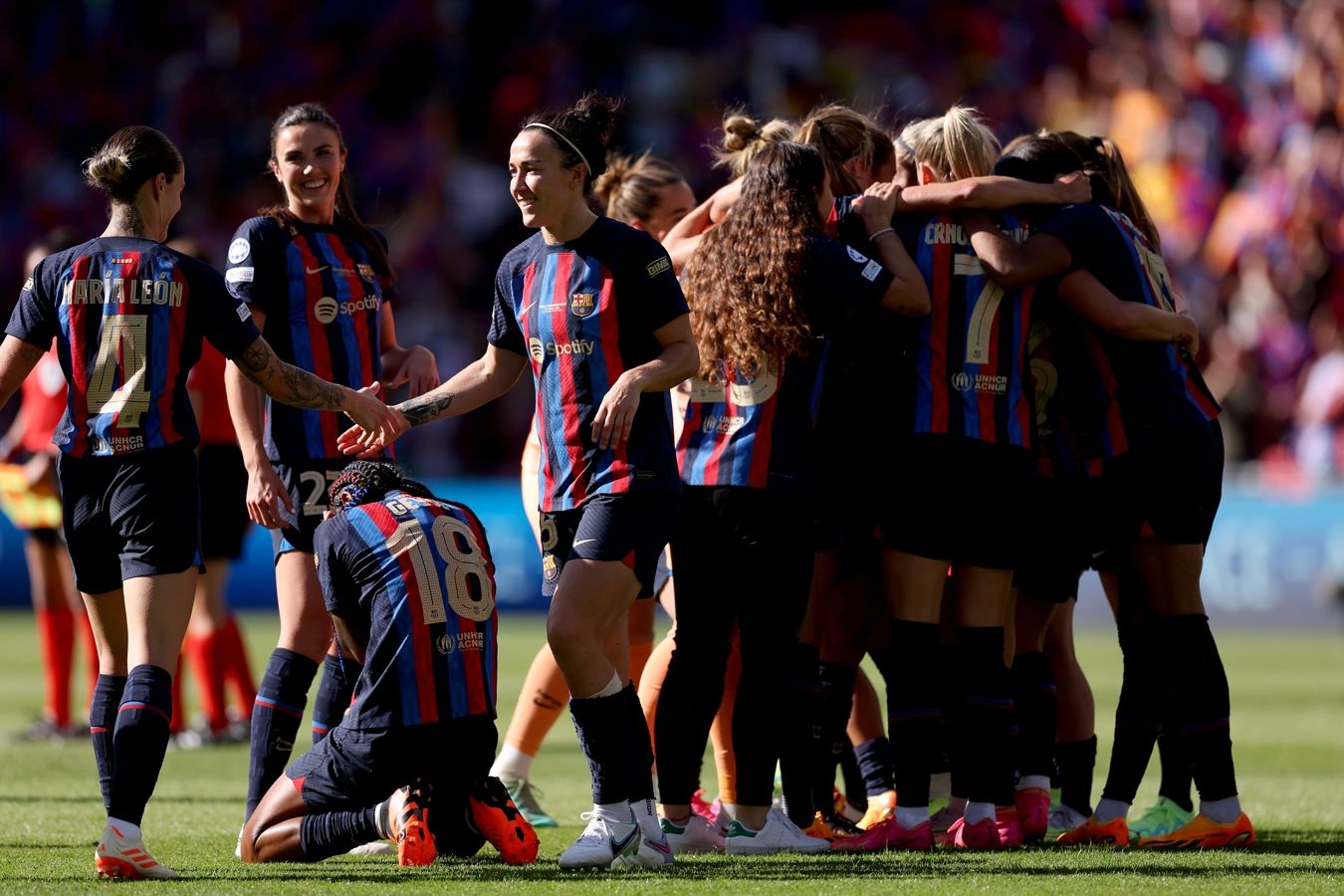 «Барселона» выиграла женскую ЛЧ, уступая по ходу финала «Вольфсбургу» со счётом 0:2