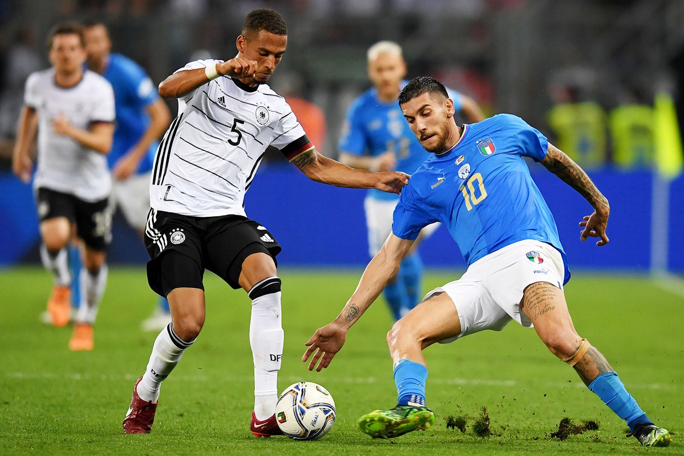 Сборные Италии и Германии сыграли вничью в матче Лиги наций