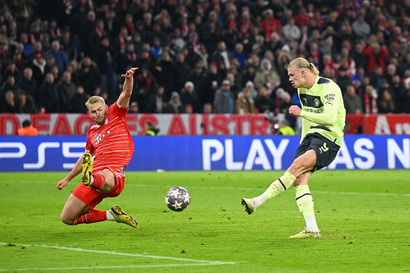 «Бавария» и «Манчестер Сити» сыграли вничью в ответном матче 1/4 финала ЛЧ