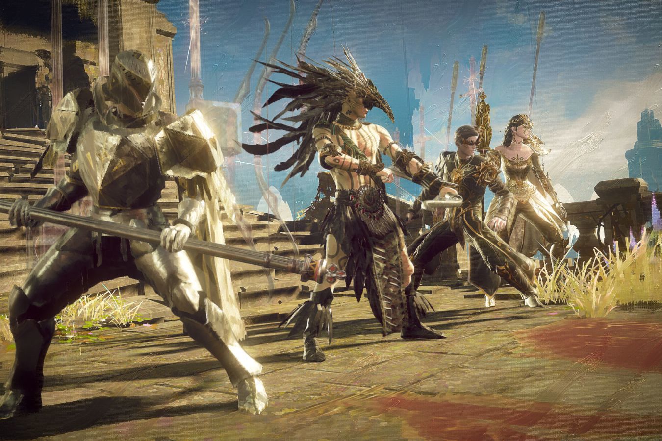 Падение Вавилона: онлайн Babylons Fall в Steam просел до восьми человек