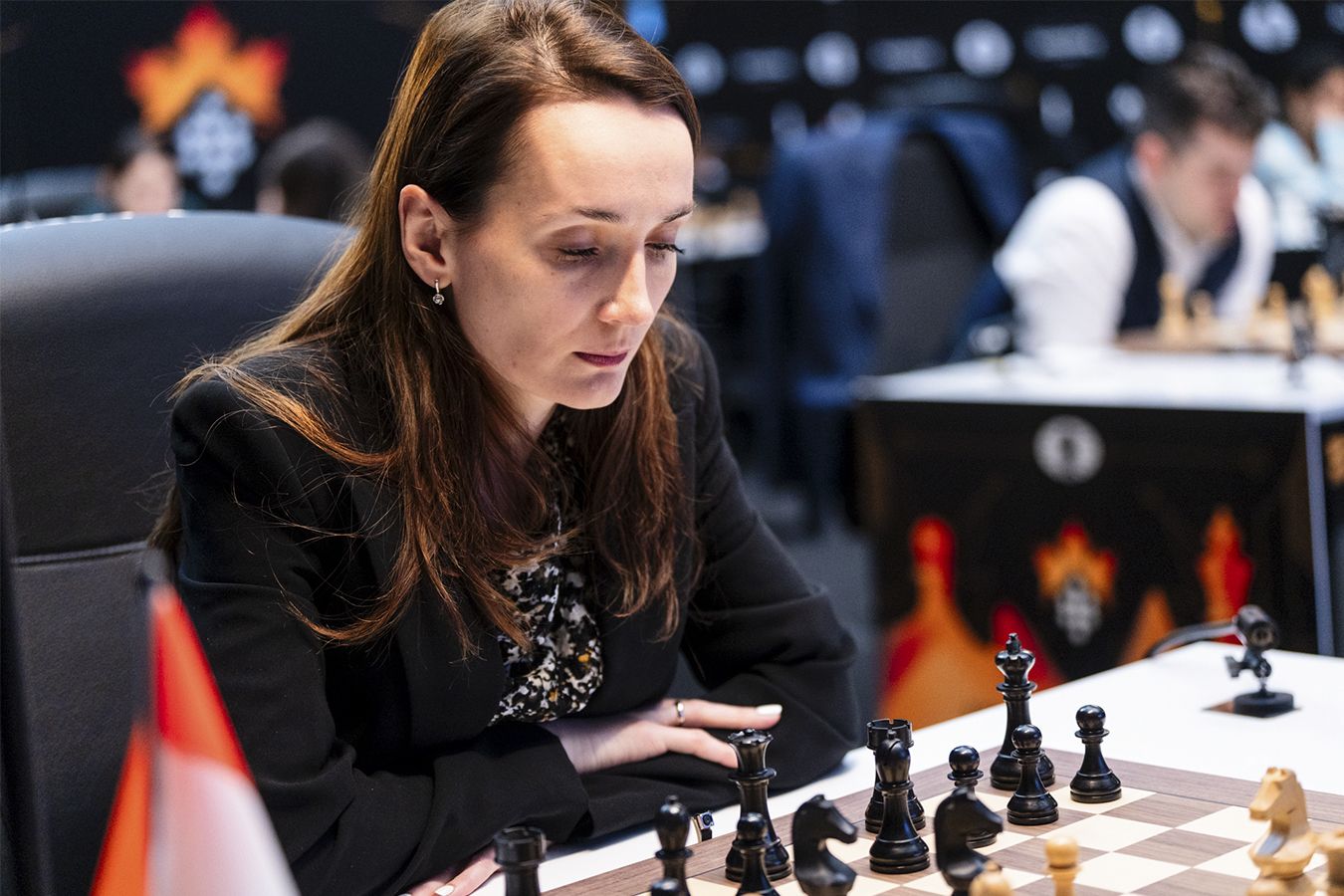 Екатерина Лагно потерпела первое поражение на турнире претенденток