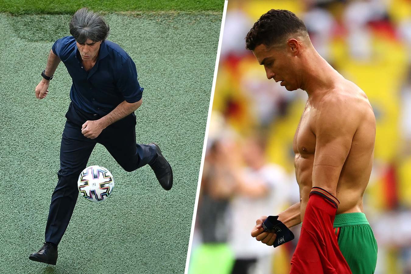 Лёв бегал за мячом, Роналду показывал торс. Фото победы Германии над Португалией