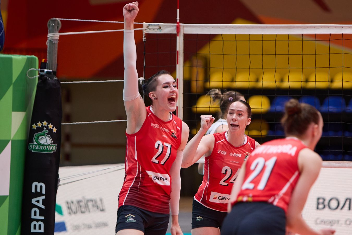 Время мести. «Уралочка» уверенно обыграла «Динамо» во втором круге женской Суперлиги
