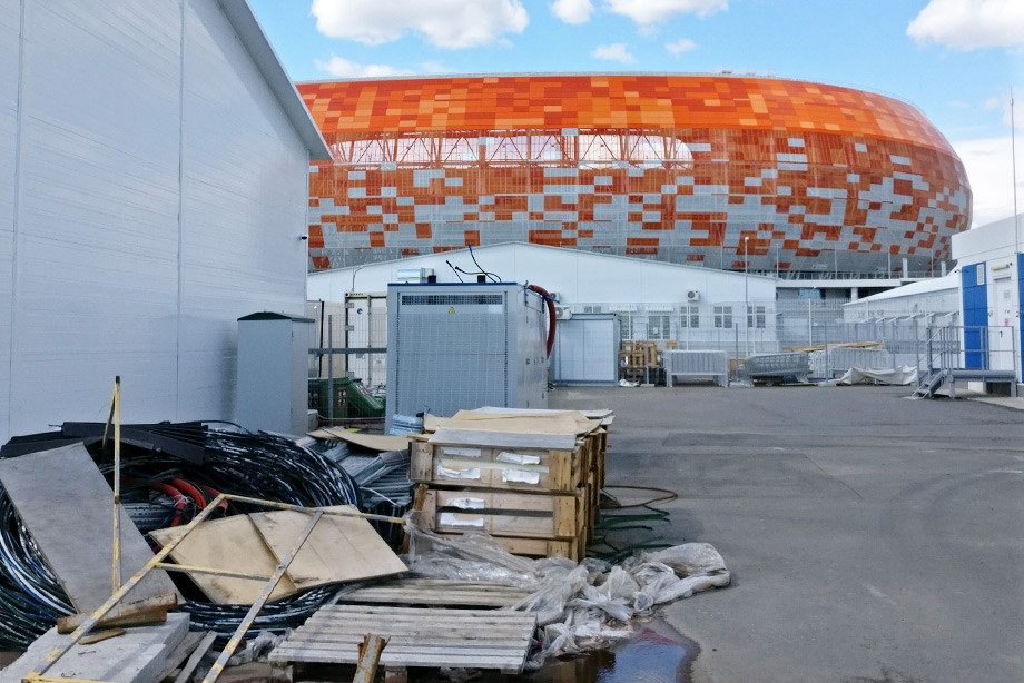 Забитые гостиницы и мусор у арены. Первый тест Саранска после чемпионата мира