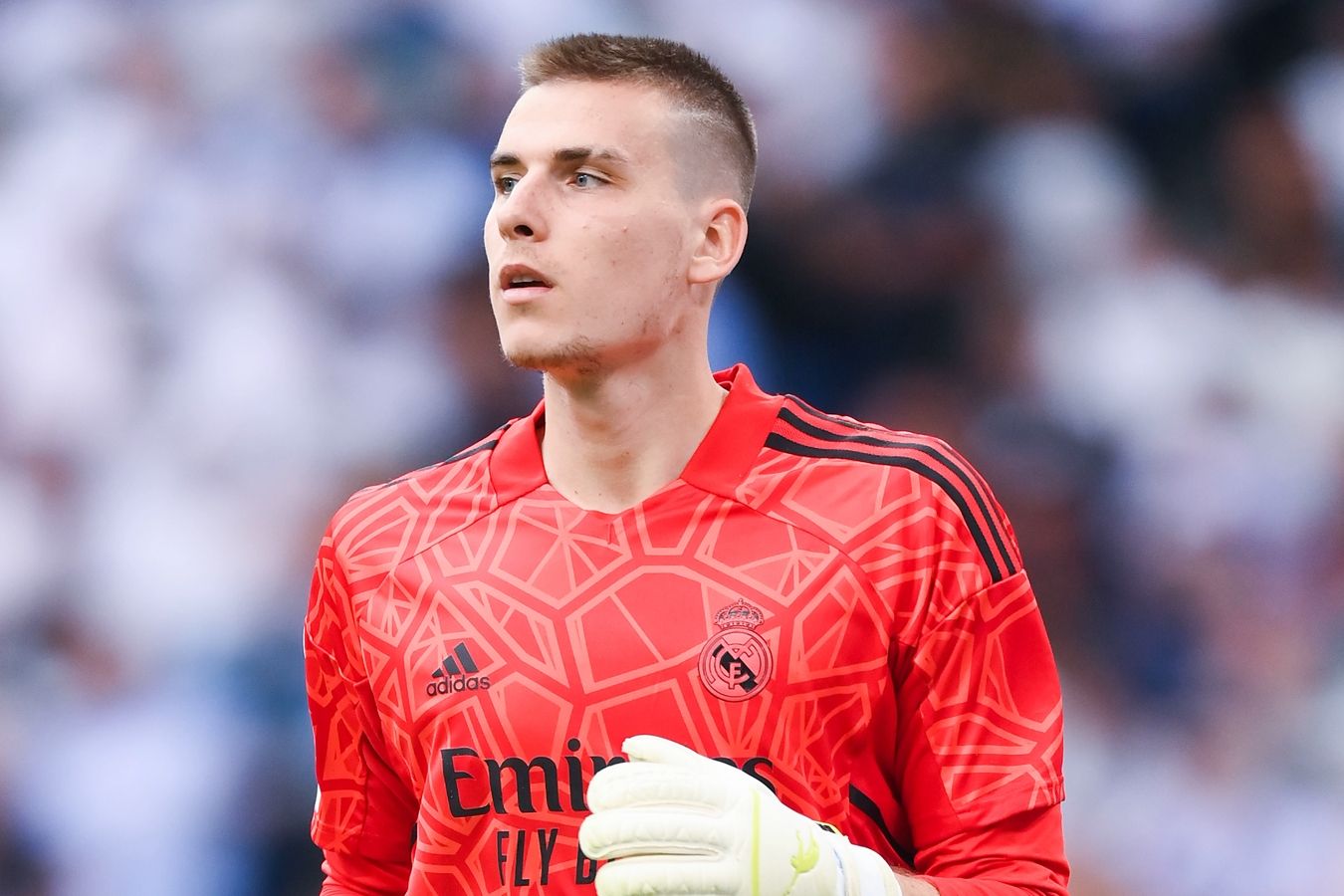 Фото: победный гол Альбасете, пропущенный вратарём Реала Луниным на 904-й минуте