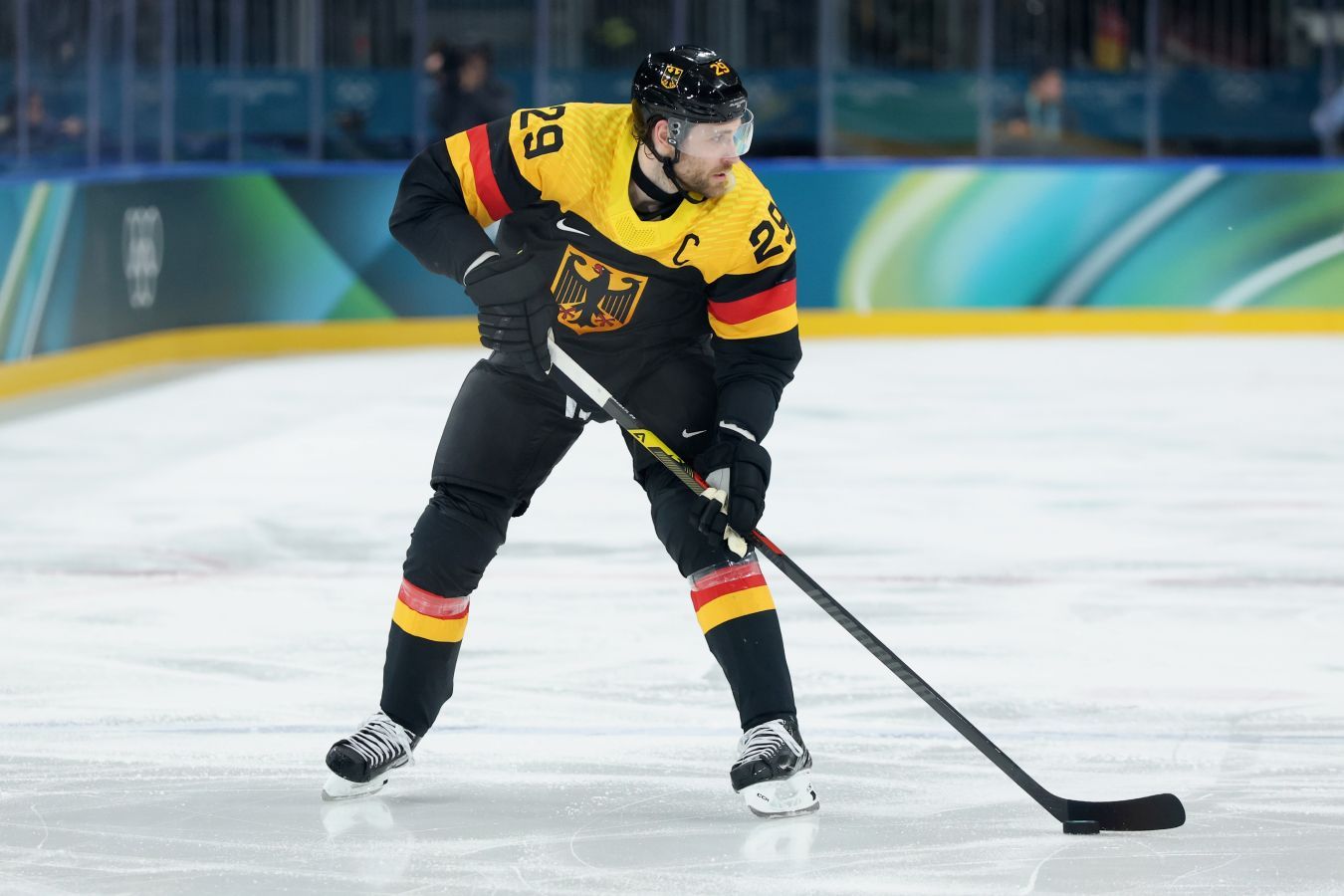 Леон Драйзайтль оценил выход сборной Германии в четвертьфинал Олимпиады по хоккею