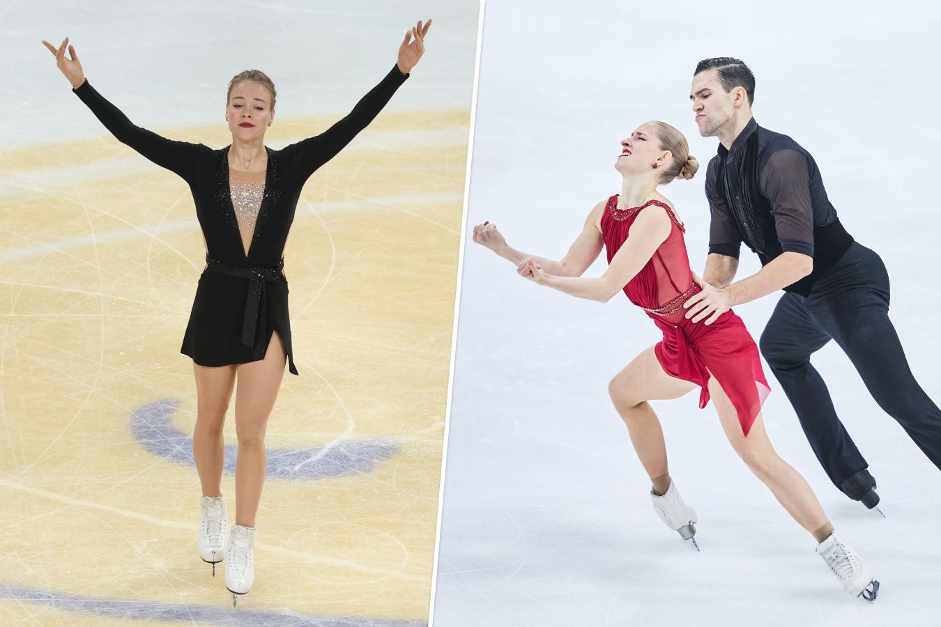 Губанова и пара Володин/Хазе.