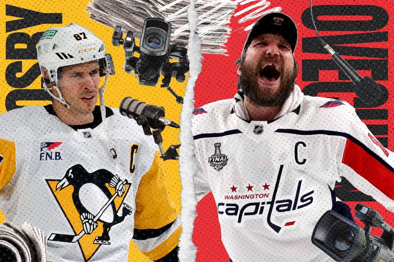 Медийные образы Кросби и Овечкина